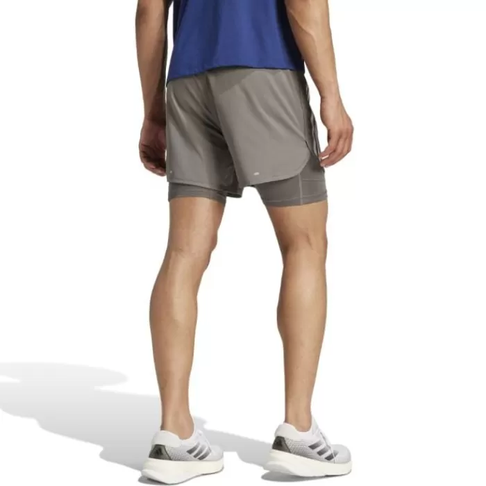 Own The Run 3-Stripe 2in1 Shorts-adidas Clearance