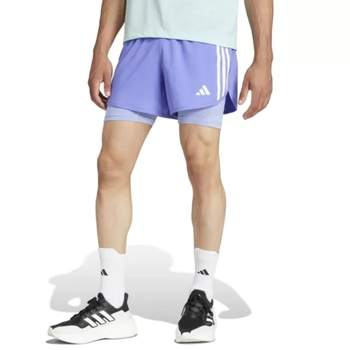 Own The Run 3-Stripes 2in1 Shorts-adidas Sale