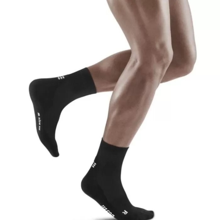 Classic All Black Socks Mid Cut-CEP Flash Sale