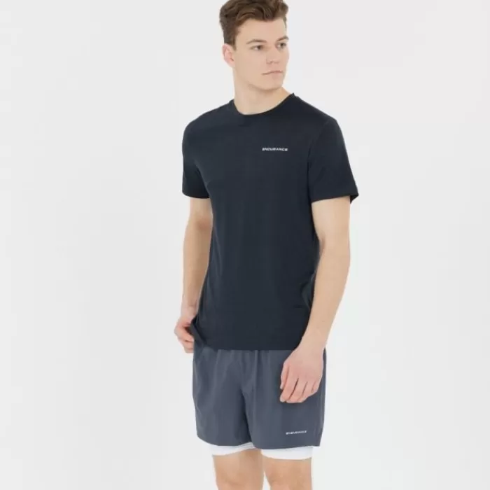 Abdon Melange Short Sleeve Tee-Endurance Sale