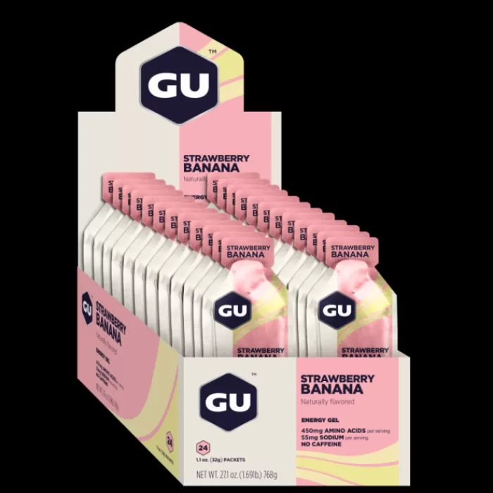 Gel 24x32g (Strawberry Banana)-GU Energy Best Sale