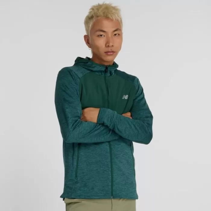 Heat Grid Hooded Full Zip-New Balance Fashion