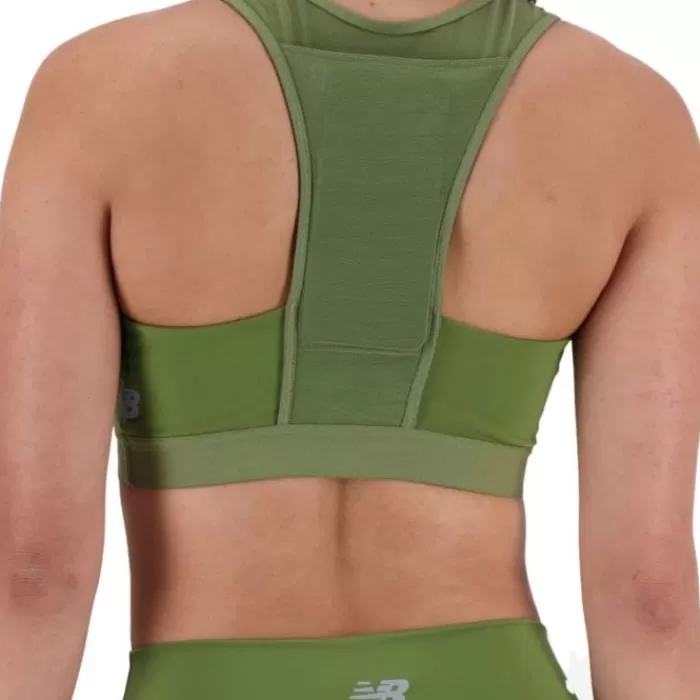 NB Sleek Medium Support Pocket Sports Bra-New Balance Cheap