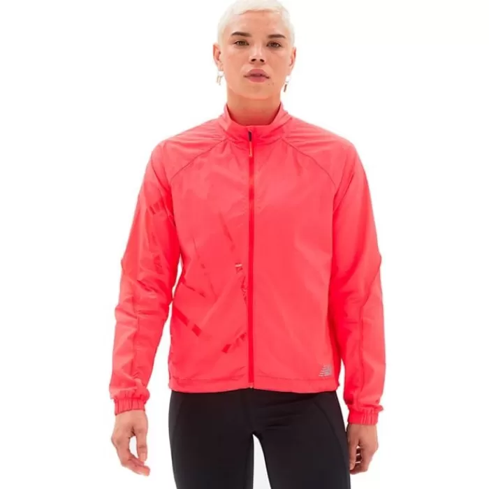 Printed Impact Run Light Pack Jacket-New Balance Discount