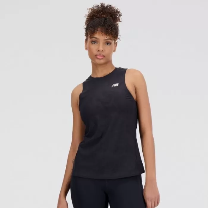 Q Speed Jacquard Tank-New Balance Cheap