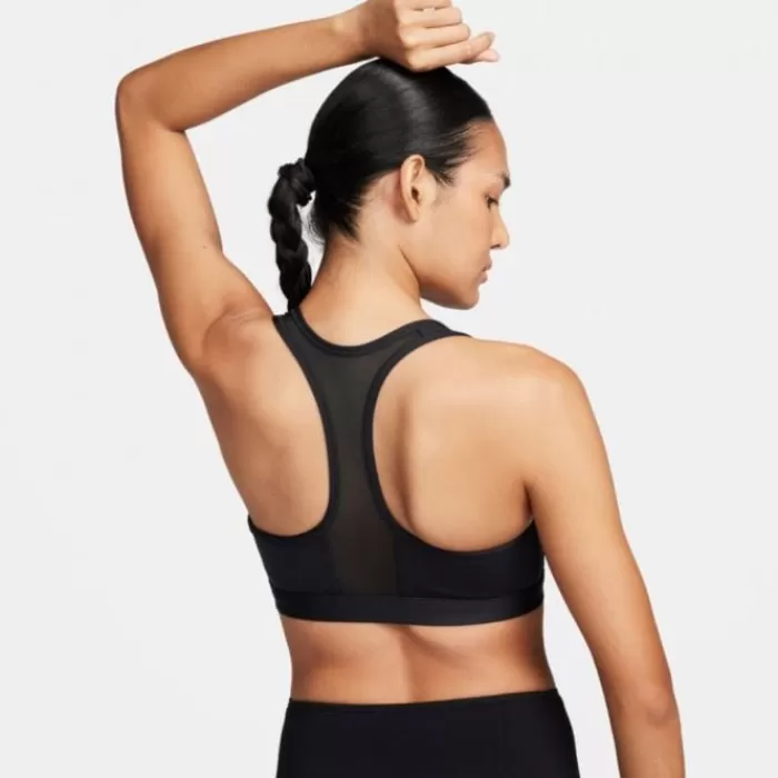 Dri-FIT Swoosh Padded Medium Support Full Zip Bra-Nike Shop