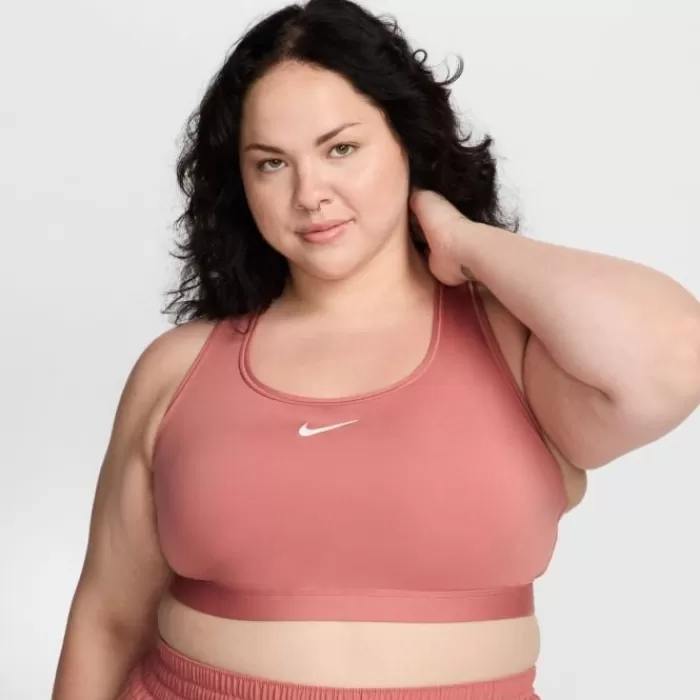 Swoosh Bra Medium Support (Plus Size)-Nike Discount