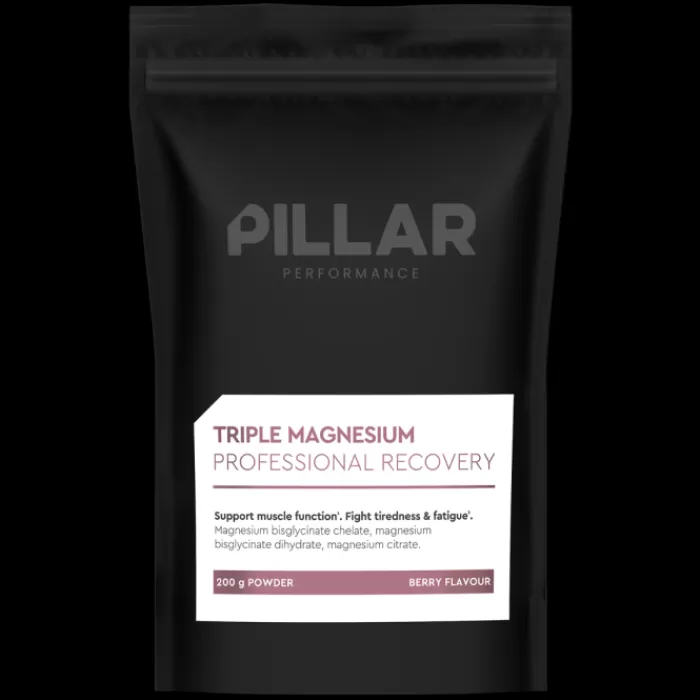 Triple Magnesium Professional Recovery Powder Berry Pouch (200g)-PillarPerformance Cheap