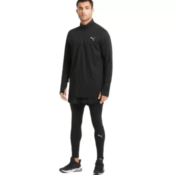 Run Favorite 1/4 Zip Midlayer-Puma Cheap