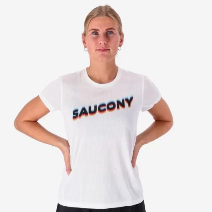 Stopwatch Graphic Short Sleeve-Saucony Clearance