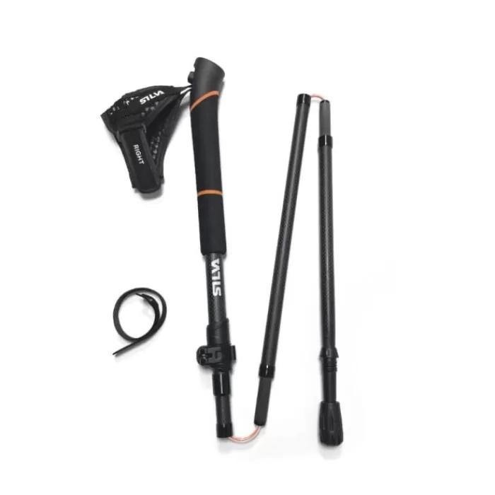 Running Poles Carbon Adjustable-Silva Discount