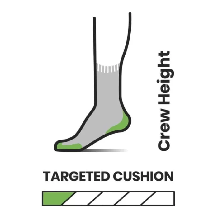 Run Athletic  Logo Crew Socks-Smartwool Fashion