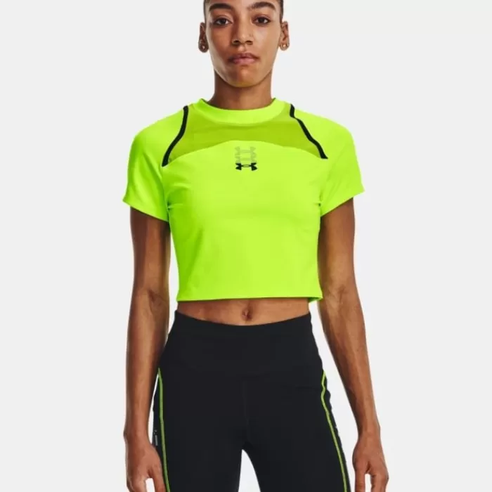 Run Anywhere Crop SS-Under Armour Cheap